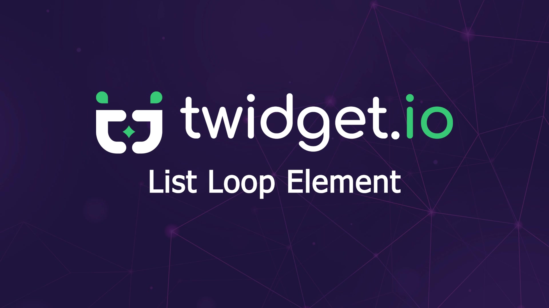 Page List Loop — Twidget video tutorial