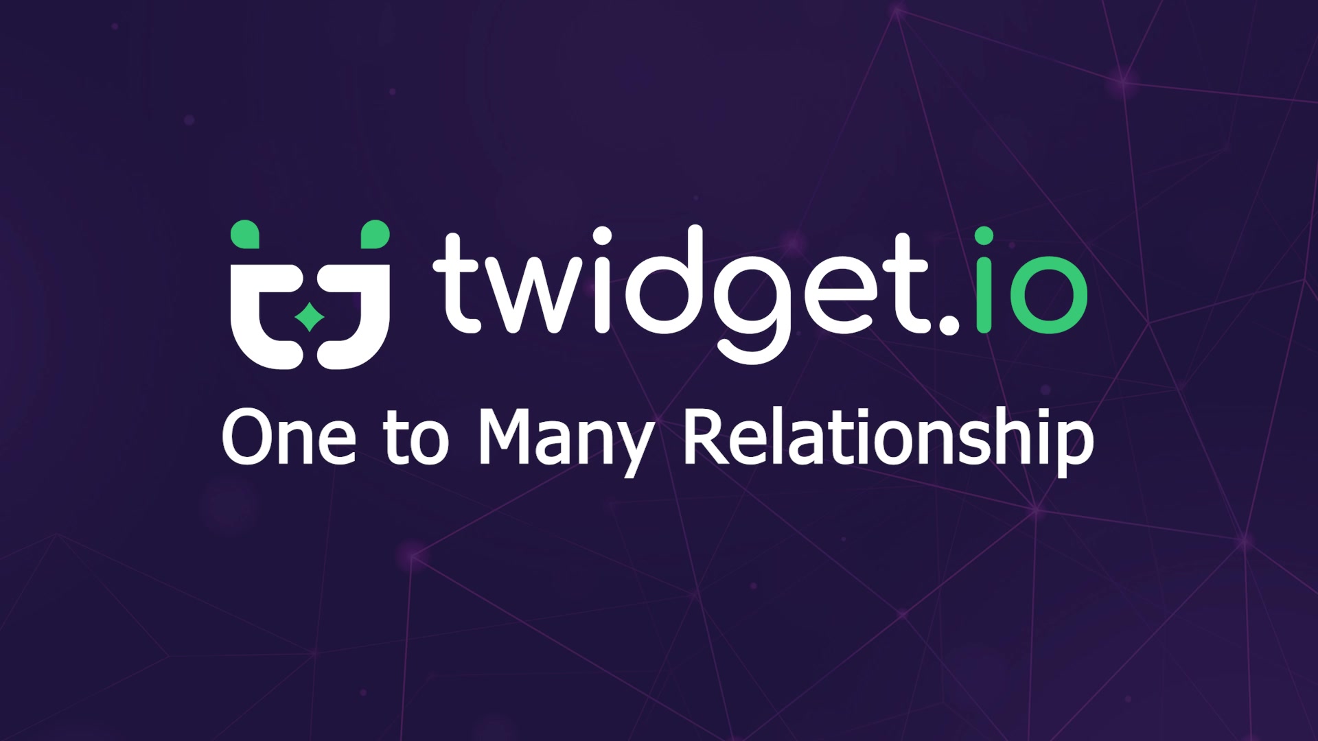 One to Many Relationships — Twidget video tutorial